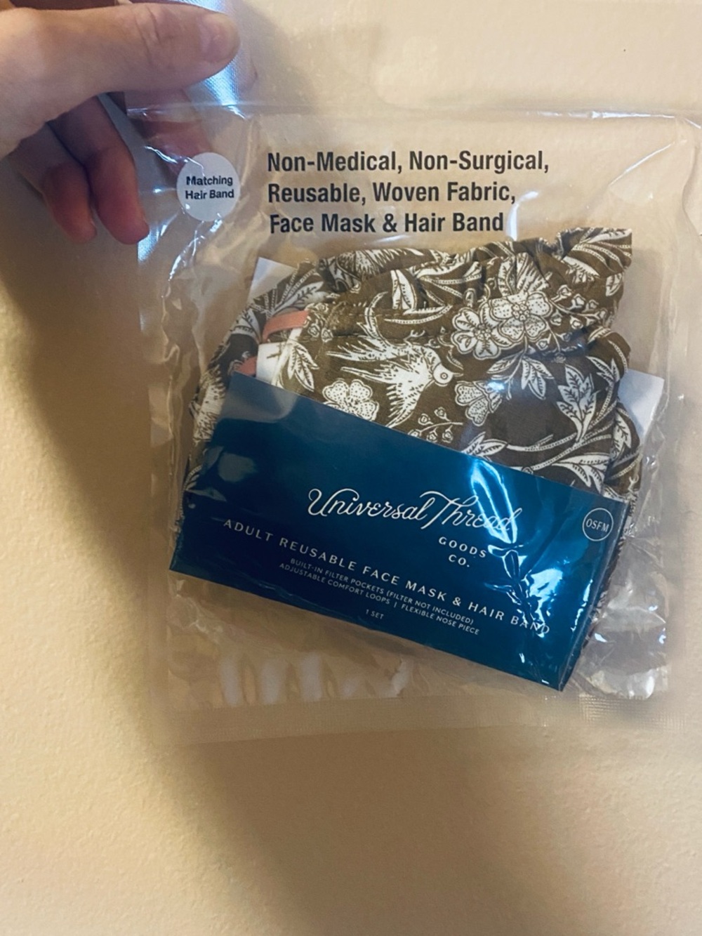 Adult Reusable Face Mask OSFM